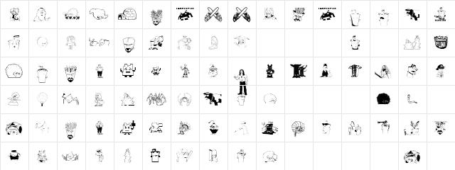 aqua teen hunger font (c) adult swim font glyph preview aqua teen hunger font (c) adult swim font glyphpreview