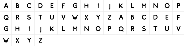 Comodo Free Vintage Regular font glyphpreview