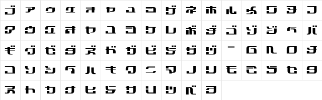 Cobra3 KN font glyphpreview