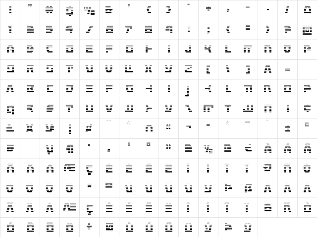 Command Override Gradient Regular font glyph preview Command Override Gradient Regular font glyphpreview