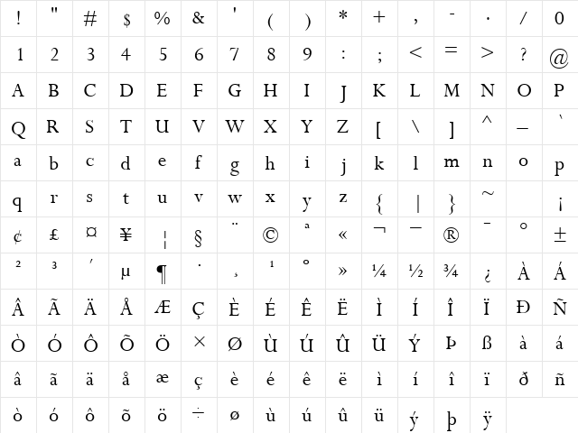 CompleatSSK Regular font glyphpreview
