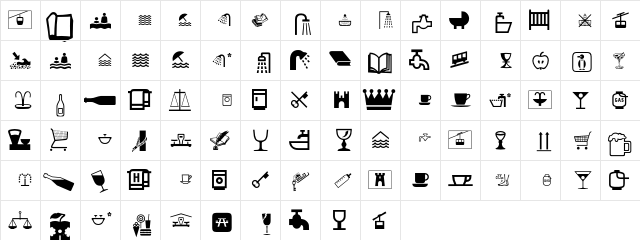 CommunicationsP03 Regular font glyphpreview