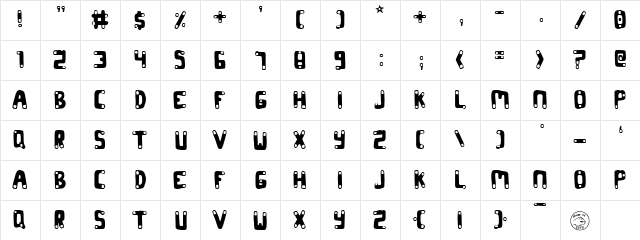 CODON Regular font glyphpreview