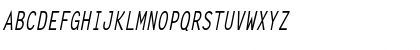 LetterGothicCond Bold Italic Font