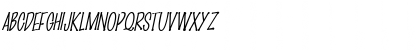 MarkingPen-Thin Italic Font
