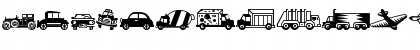 Mini Pics Lil Vehicles Regular Font