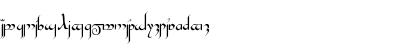 Tengwar-Gandalf Medium Font Tengwar-Gandalf Medium Font