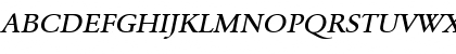 URWGaramondTMedExtWid Oblique Font