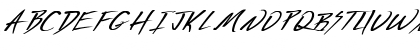 Vecker Bold Italic Regular Font