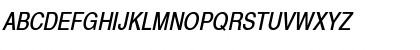 Xerox Sans Serif Narrow Oblique Font