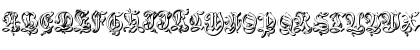 ZendaEmbossed Regular Font