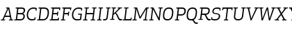 Apex Serif Book Italic Caps Regular Font