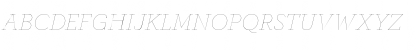ArcherPro Hairline Italic Font