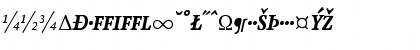 AtmaSerifExp-BlackItalicQC Regular Font