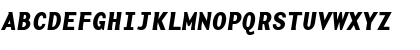 BaseMono WideBoldItalic Font