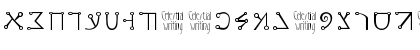 CelestialWriting Regular Font CelestialWriting Regular Font