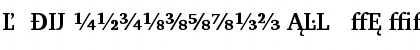 Charter Bold Extension Font Charter Bold Extension Font