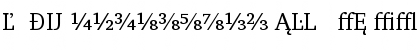Charter Extension Font Charter Extension Font