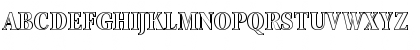 Concorde BE Bold Condensed Outline Font