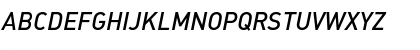 DIN-MediumItalicAlt Regular Font