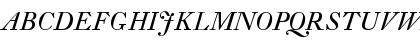 DTL Fleischmann D Italic Caps Font