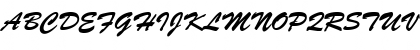 Brush Script Normal-Italic Font