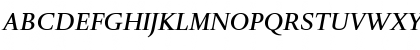 DTL Romulus T Caps Medium Italic Font