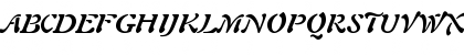 Freeform 721 Bold Italic Font