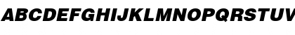 HeliosBlackC Italic Font