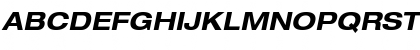 Helvetica Neue LT Pro 73 Bold Extended Oblique Font