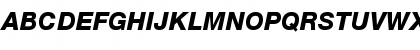 Helvetica Neue LT Pro 86 Heavy Italic Font