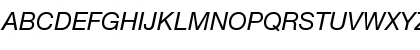 Helvetica Neue LT Pro 56 Italic Font