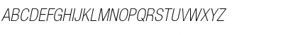 Helvetica Neue LT Pro 37 Thin Condensed Oblique Font