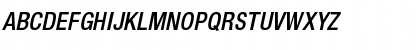 Helvetica Neue LT Std 67 Medium Condensed Oblique Font