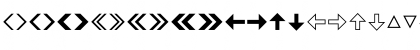 Leitura Symbols Arrows Font Leitura Symbols Arrows Font