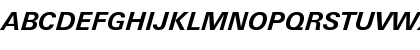 LinotypeUnivers BasicBoldItalic Font