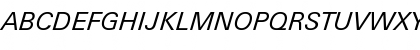 LinotypeUnivers BasicRegularItalic Font