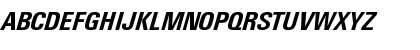 LinotypeUnivers CondHeavyItalic Font
