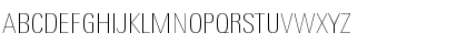 LinotypeUnivers CondUltraLight Font