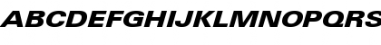 LinotypeUnivers ExtdBlackItalic Font