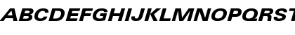 LinotypeUnivers ExtdHeavyItalic Font