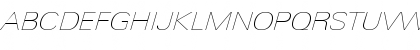 LinotypeUnivers ExtdUltLightItalic Font