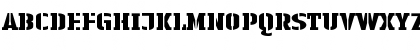 LTAuthenticStencil Black Regular Font