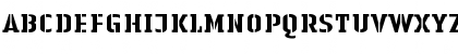 LTAuthenticStencil Regular Font