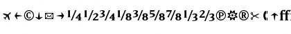 MatrixBoldFractions Regular Font