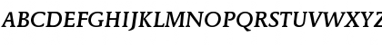 MendozaEF MediumItalic Font