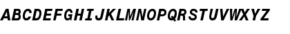 Monospace 821 Bold Italic Font