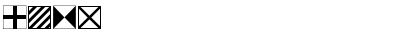 NauticalFlags Regular Font