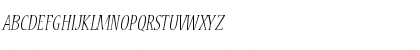 Nueva Std Light Condensed Italic Font