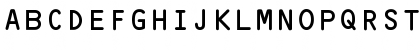 OCR B BQ Regular Font OCR B BQ Regular Font